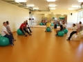 Zajęcia sportowe w sali fitness, w ramach realizacji projektu dofinansowanego z dotacji MRPiPS oraz budżetu Gminy Bobolice